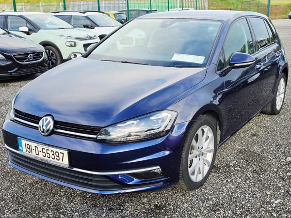 Volkswagen Golf Hatchback, Petrol, 2019, Blue
