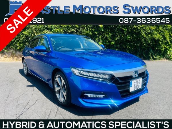 Honda Accord Saloon, Petrol Hybrid, 2022, Blue