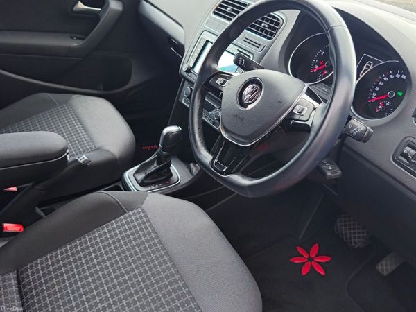 Volkswagen Polo Hatchback, Petrol, 2017, Red
