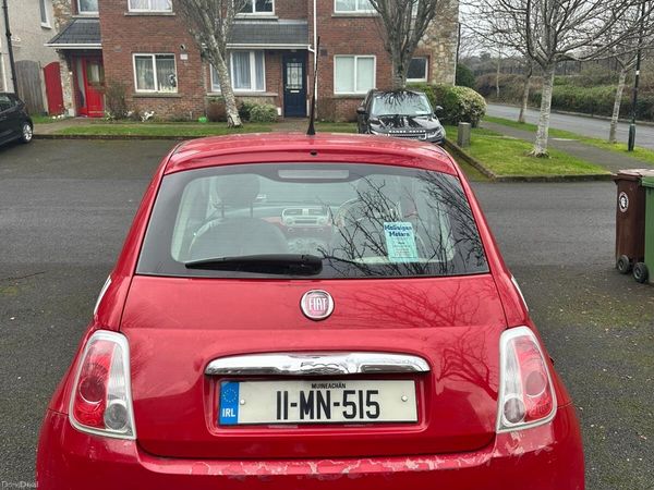 Fiat 500 Hatchback, Petrol, 2011, Red
