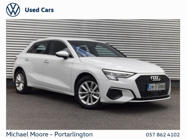Audi A3 Saloon, Petrol, 2024, White