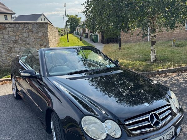 Mercedes-Benz CLK Convertible, Petrol, 2007, Black