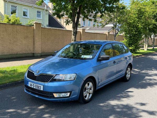 Skoda Rapid Hatchback, Diesel, 2014, Blue