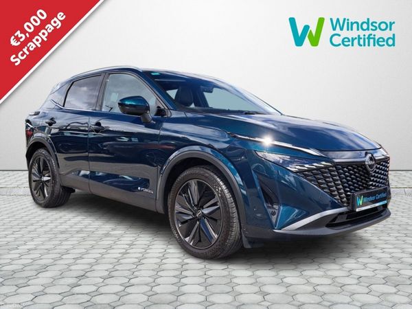 Nissan Qashqai SUV, Petrol Hybrid, 2025, Green