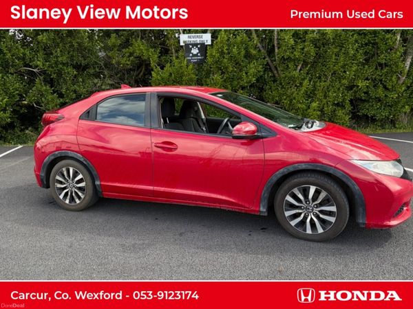 Honda Civic Hatchback, Diesel, 2014, Red