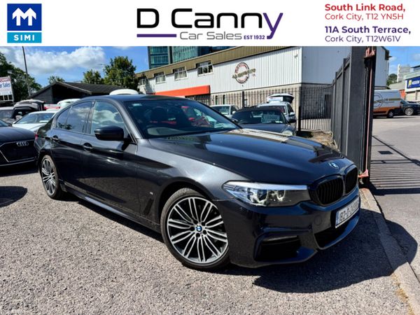 BMW 5-Series Saloon, Petrol Plug-in Hybrid, 2018, Grey