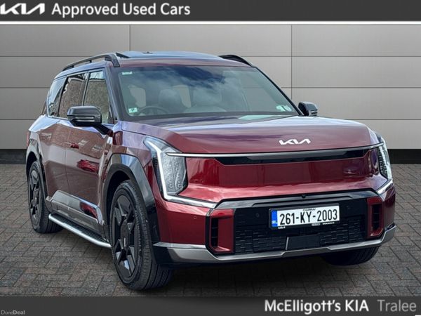 Kia EV9 MPV, Electric, 2026, Red