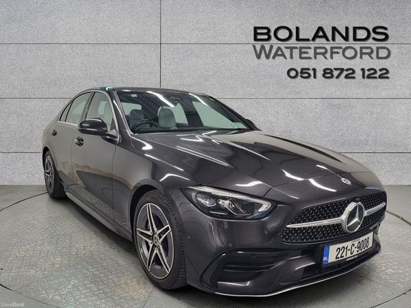 Mercedes-Benz C-Class Saloon, Petrol Hybrid, 2022, Grey
