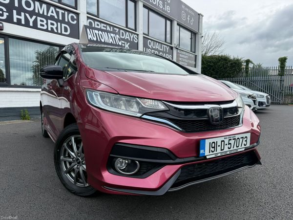 Honda Fit Hatchback, Petrol Hybrid, 2019, Red