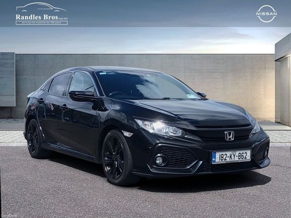 Honda Civic Hatchback, Petrol, 2018, Black