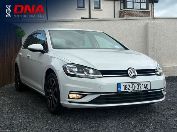 Volkswagen Golf Hatchback, Petrol, 2018, White