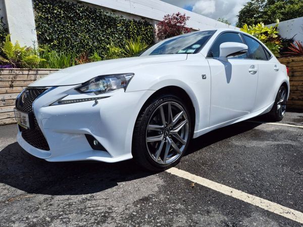 Lexus IS Saloon, Petrol Hybrid, 2015, White