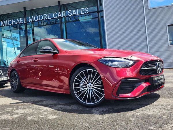 Mercedes-Benz C-Class Saloon, Diesel Hybrid, 2026, Red
