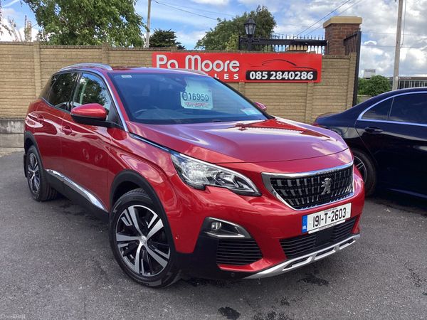 Peugeot 3008 SUV, Diesel, 2019, Red
