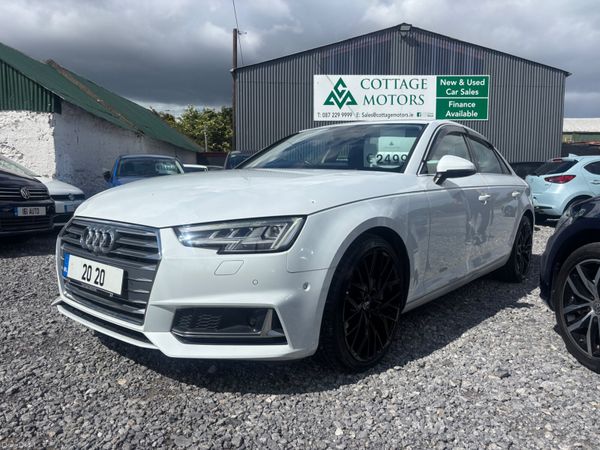Audi A4 Saloon, Petrol, 2020, White
