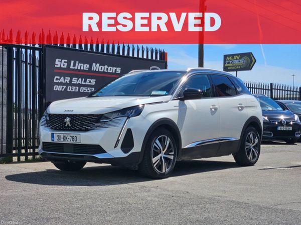 Peugeot 3008 MPV, Petrol Plug-in Hybrid, 2021, White