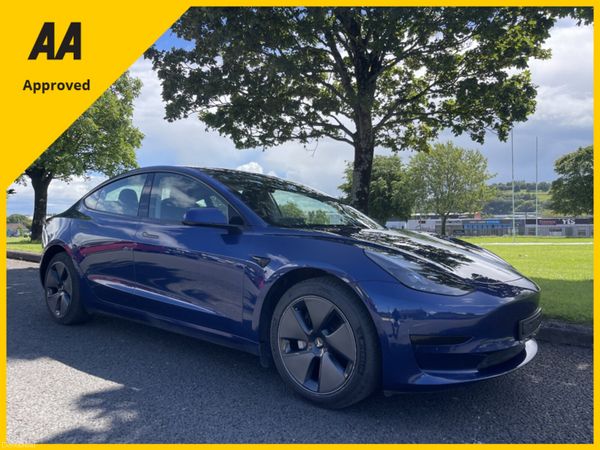 Tesla Model 3 Saloon, Electric, 2021, Blue