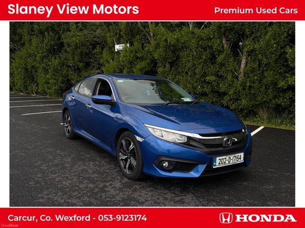 Honda Civic Saloon, Petrol, 2020, Blue