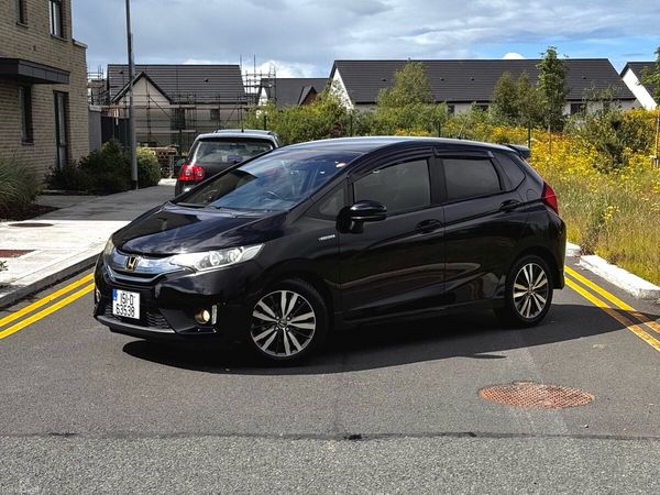 Honda Fit Hatchback, Petrol Hybrid, 2015, Black
