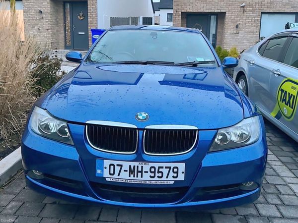BMW 3-Series Saloon, Petrol, 2007, Blue