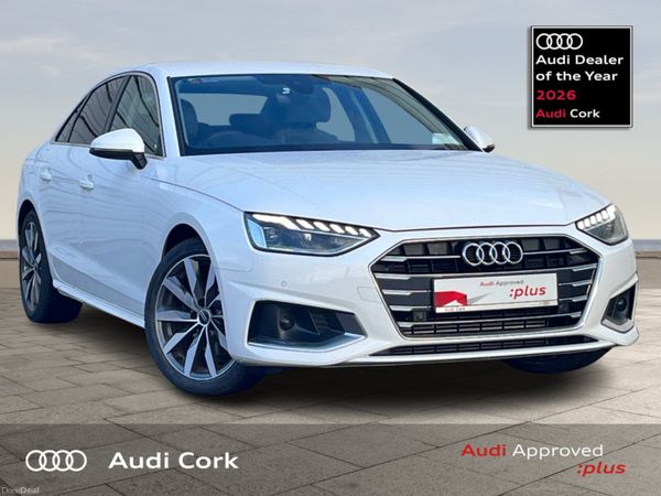 Audi A4 Saloon, Petrol, 2023, White