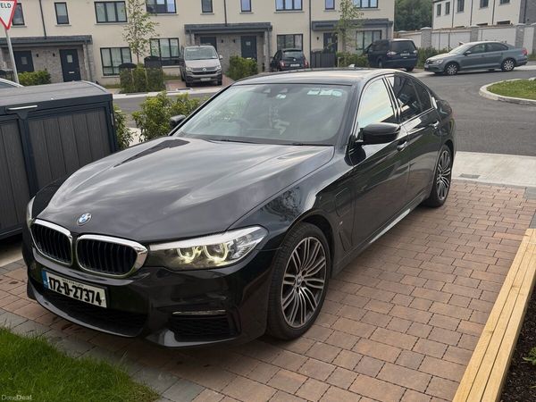 BMW 5-Series Saloon, Petrol Plug-in Hybrid, 2017, Black