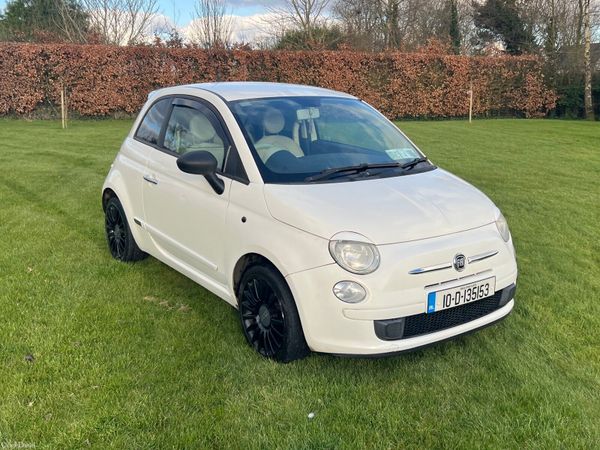 Fiat 500 Hatchback, Petrol, 2010, White