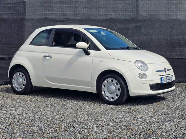 Fiat 500 Hatchback, Petrol, 2015, White