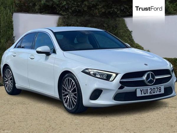 Mercedes-Benz A-Class Saloon, Petrol, 2022, White