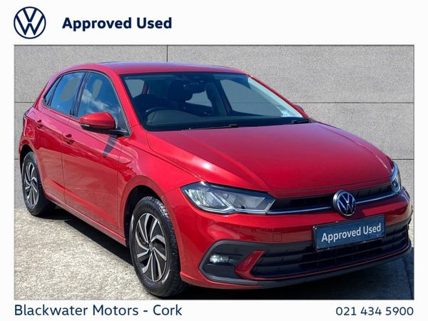 Volkswagen Polo Hatchback, Petrol, 2023, Red