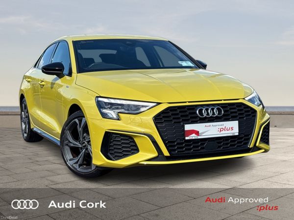 Audi A3 Saloon, Petrol, 2024, Yellow