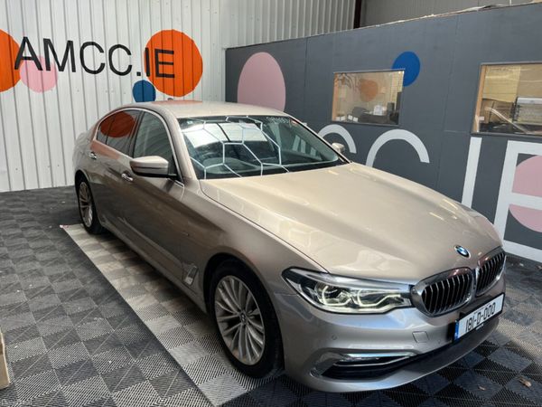 BMW 5-Series Saloon, Diesel, 2018, Gold