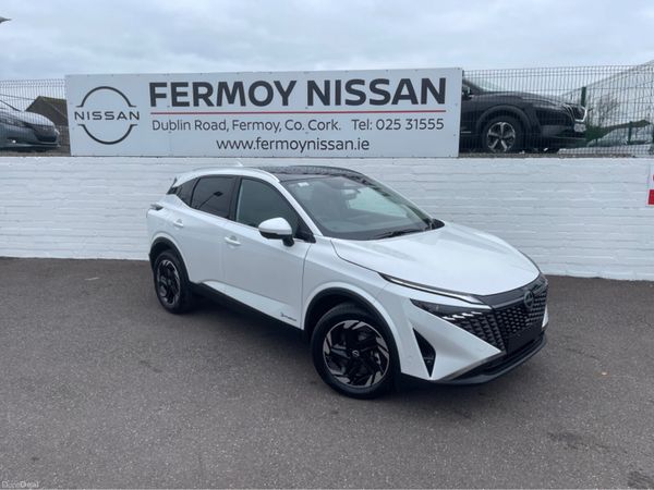 Nissan Qashqai Hatchback, Petrol Hybrid, 2026, White