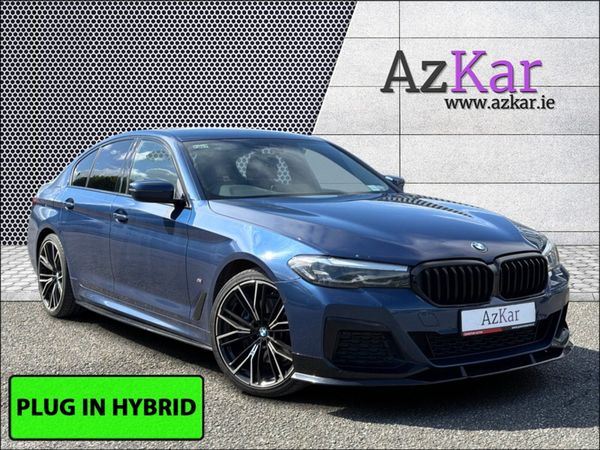BMW 5-Series Saloon, Petrol Plug-in Hybrid, 2020, Blue