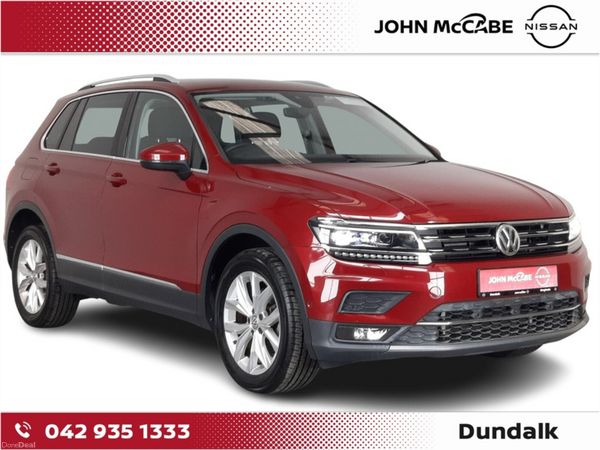 Volkswagen Tiguan SUV, Diesel, 2019, Red