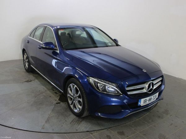 Mercedes-Benz C-Class Saloon, Diesel, 2018, Blue