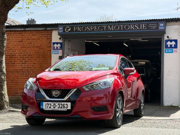 Nissan Micra Hatchback, Petrol, 2017, Red