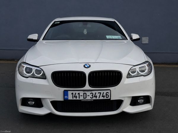 BMW 5-Series Saloon, Diesel, 2014, White