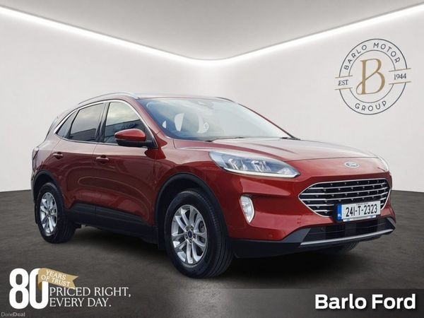 Ford Kuga SUV, Petrol Plug-in Hybrid, 2024, Red