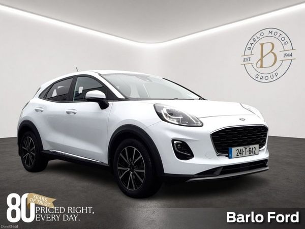 Ford Puma MPV, Petrol Hybrid, 2024, White