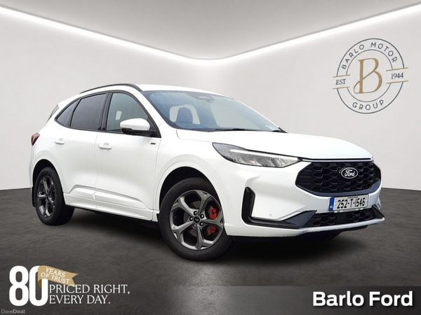Ford Kuga SUV, Petrol Plug-in Hybrid, 2025, White