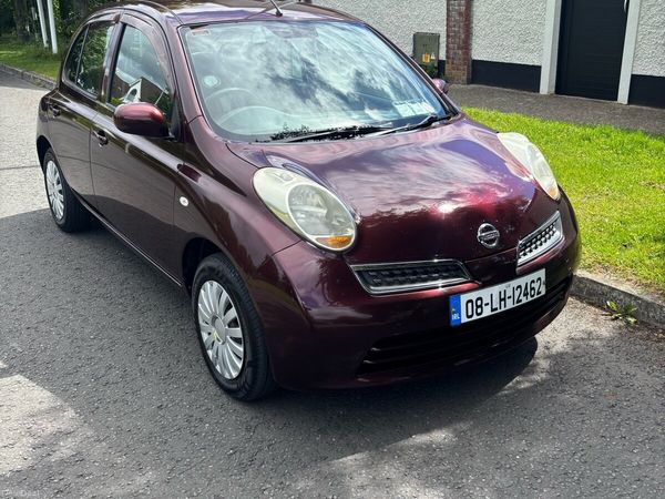 Nissan March Hatchback, Petrol, 2008, Red