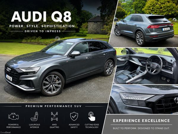 Audi Q8 Estate, Petrol Plug-in Hybrid, 2021, Grey