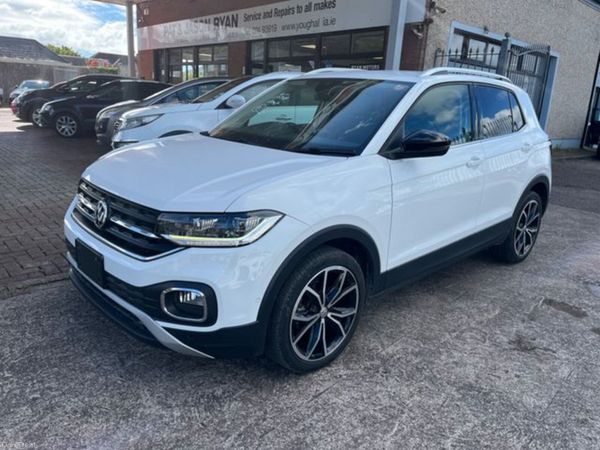 Volkswagen T-Cross SUV, Petrol, 2020, White