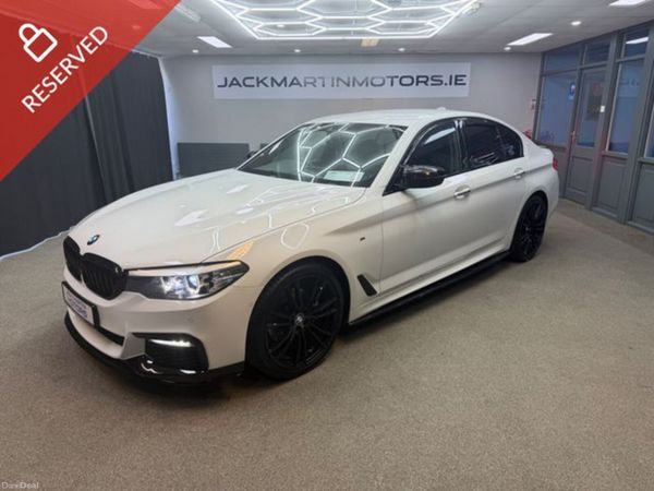 BMW 5-Series Saloon, Diesel, 2018, White