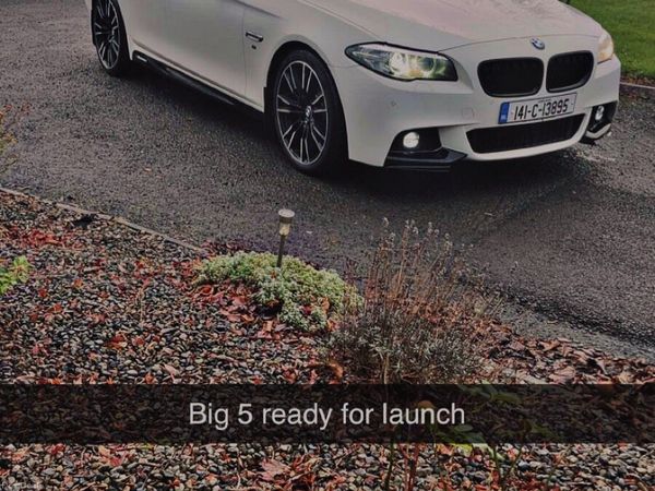 BMW 5-Series Saloon, Diesel, 2014, White