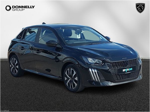 Peugeot 208 Hatchback, Petrol, 2025, Black