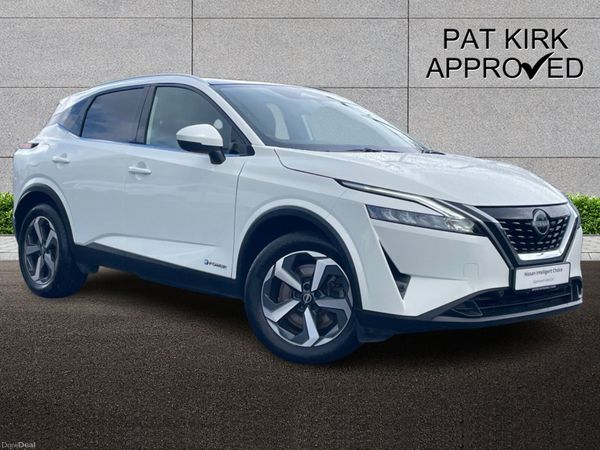 Nissan Qashqai Hatchback, Petrol Hybrid, 2024, White