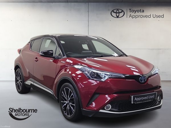 Toyota C-HR Hatchback, Petrol Hybrid, 2018, Red