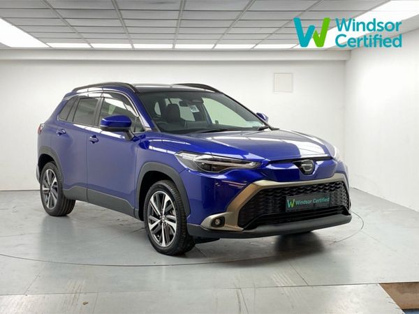 Toyota Corolla Cross SUV, Petrol Hybrid, 2024, Blue